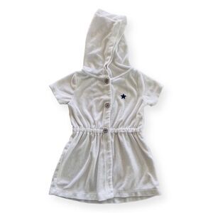 Carter’s Baby Girls White Terry Swim Coverup Size 24 Months